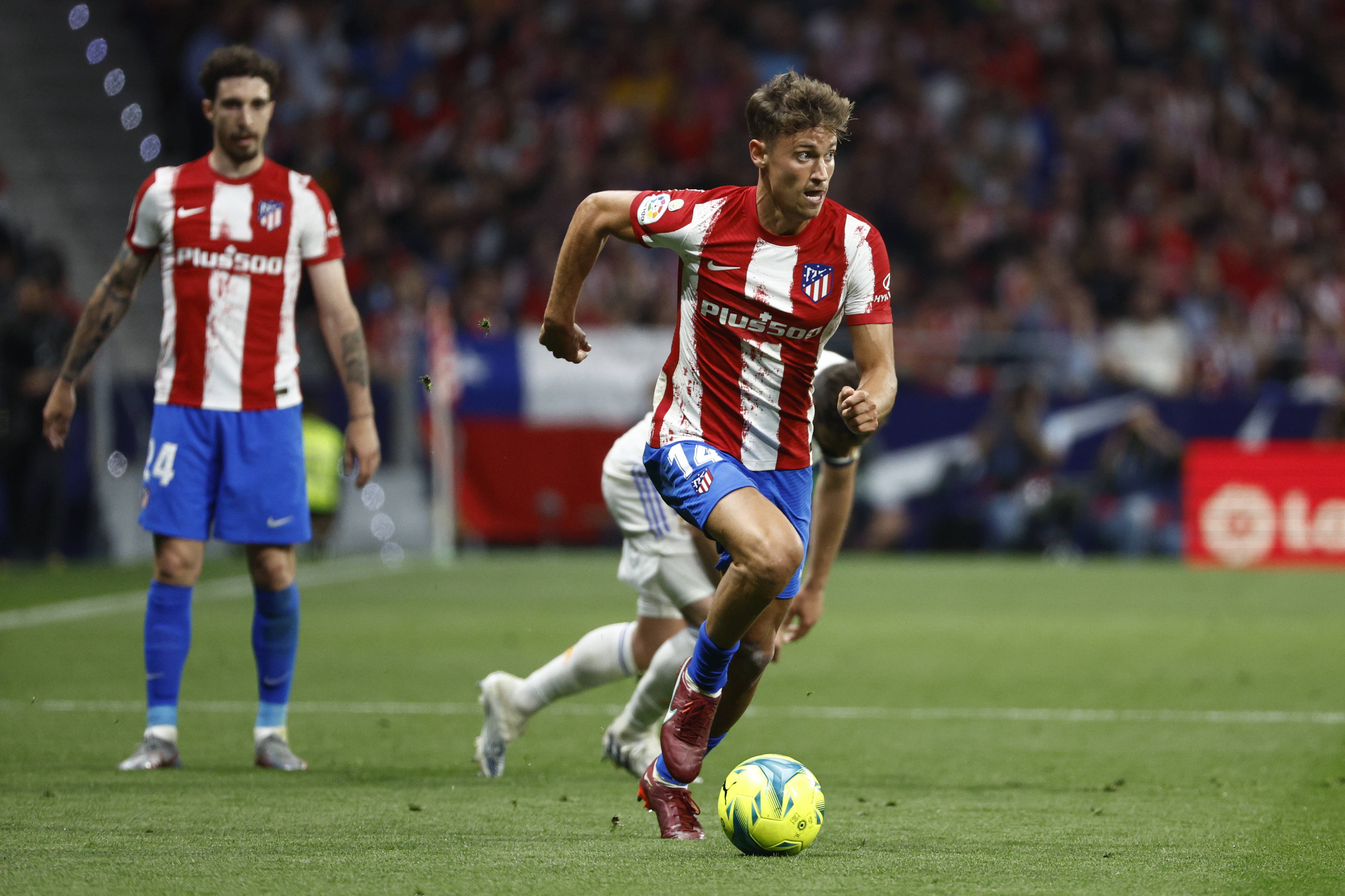 马德里德比再现激战,科克传射助马竞胜利 马德里德比再现激战,科克传射助马竞胜利